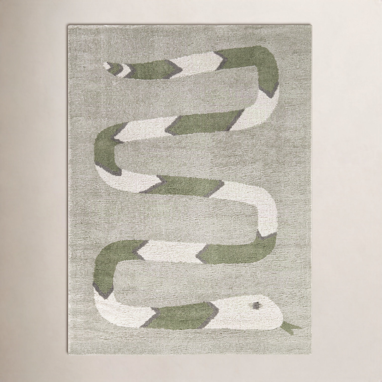 Serpieri Area Rug, Rectangle 5'3" x 7'