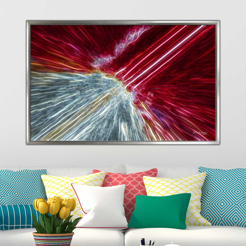 " Transformed. Romans 12:2 " by Mark Lawrence, 39.5" H x 63.5" W x 2" D, Silver Floater Frame