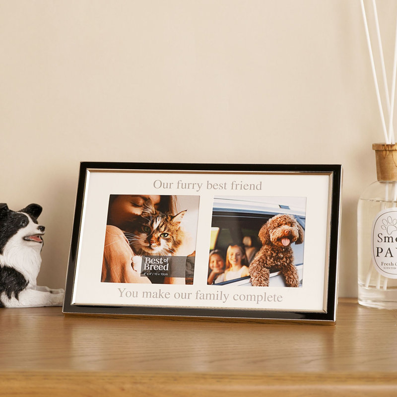 Silver Metal Picture Frame, 4" x 4"