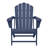 Lucus All-Weather Poly Adirondack Chair with Ottoman-1663242144