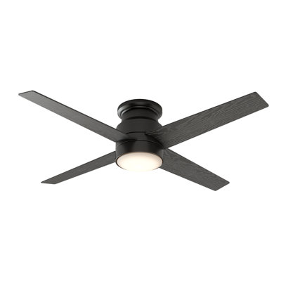 52" 4-Blade Ceiling Fan With LED Lights and Remote Control