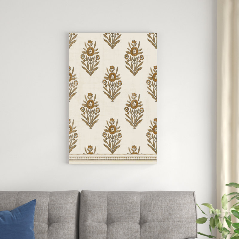 Impression en bloc Blooms II, H 36 po x l 24 po x P 1,25 po