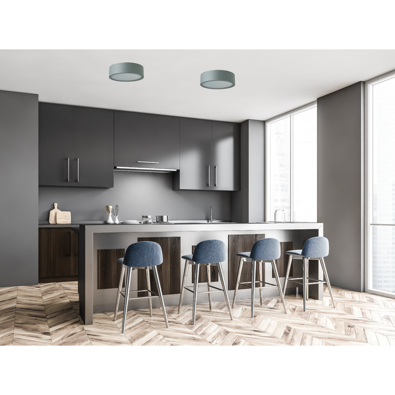 Altavious Flush Mount, Grey