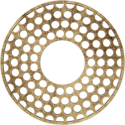 Médaillon de plafond architectural en PVC de 16 po de diamètre extérieur x P 5 3/4 po x P 1/2 po