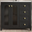 Meuble-lavabo simple 36 po avec comptoir en céramique 36 po-417612471