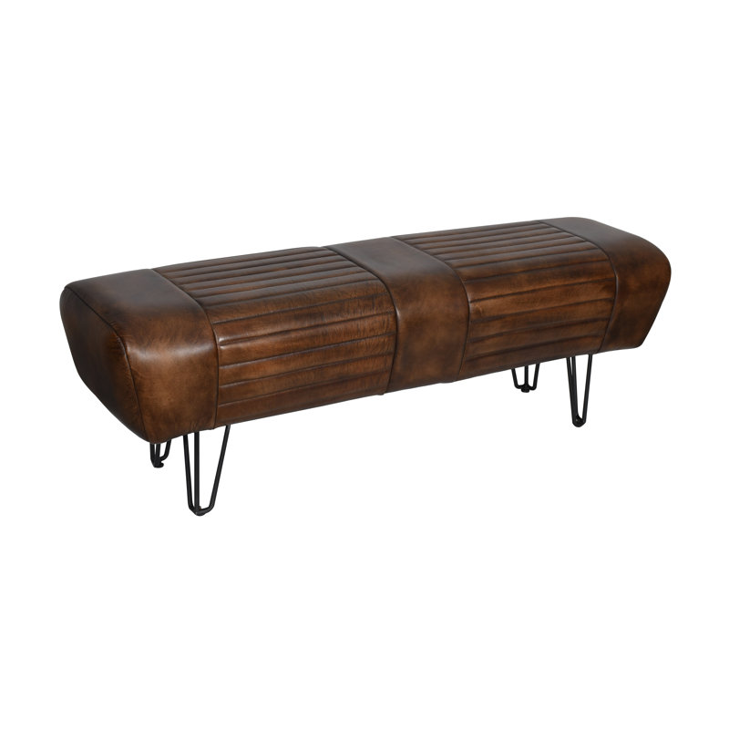 Banc Don en cuir whisky antique