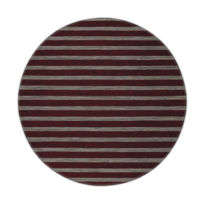HorizontalStripes Brown Indoor and Outdoor Area Rug