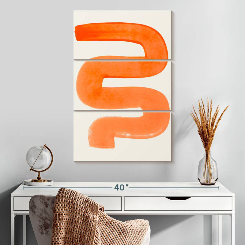 Avery Orange Wiggle, 32" H x 20" W