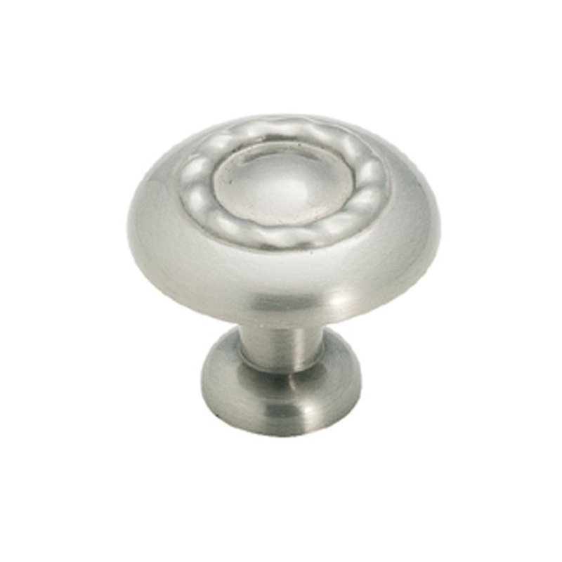 Mushroom Knob, Satin Nickel