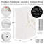 Boho Fringe Foldable Laundry Hamper with Handles by Sweet Jojo Designs