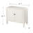Tropman Antique White Double-Door Accent Cabinet