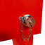 AXI 65L Serving Station / Cart Cooler with wheels in Red
