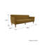 Mirrabooka Twin 204.5cm Upholstered Convertible Sofa-653073273