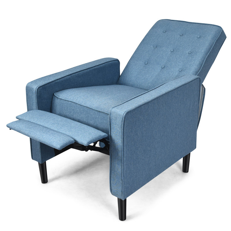 Kniyah 69cm Wide Standard Recliner, Blue