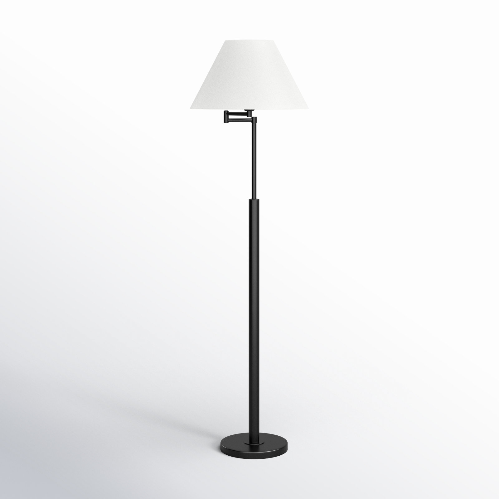 64" Dimmable Floor Lamp, Black