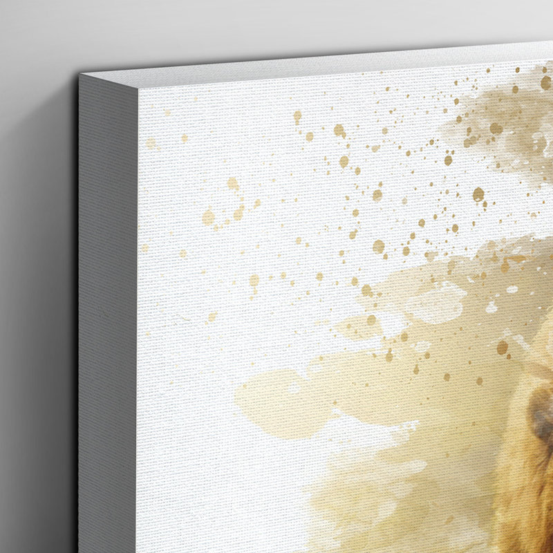 Big Brown Bear - Wall Art, 40cm H x 60cm W, Wrapped Canvas