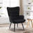 Pureza Velvet Wingback Chair-793981957