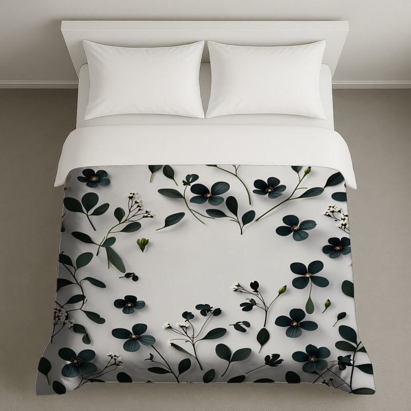 Housse de couette Floral Bedding Nature, Lit simple