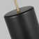 Saeger 1-Light Dimmable Cylinder Single Pendant