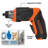 BLACK+DECKER 4V MAX* Pivoting Handle Cordless Screwdriver with Accessory Kit