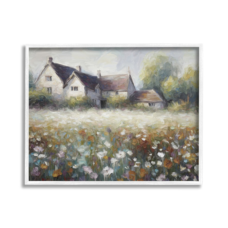 Art traditionnel de giclée encadrée par Ramona Murdock, Estampe numérique encadrée blanc bord de mer, H 16 po x l 20 po
