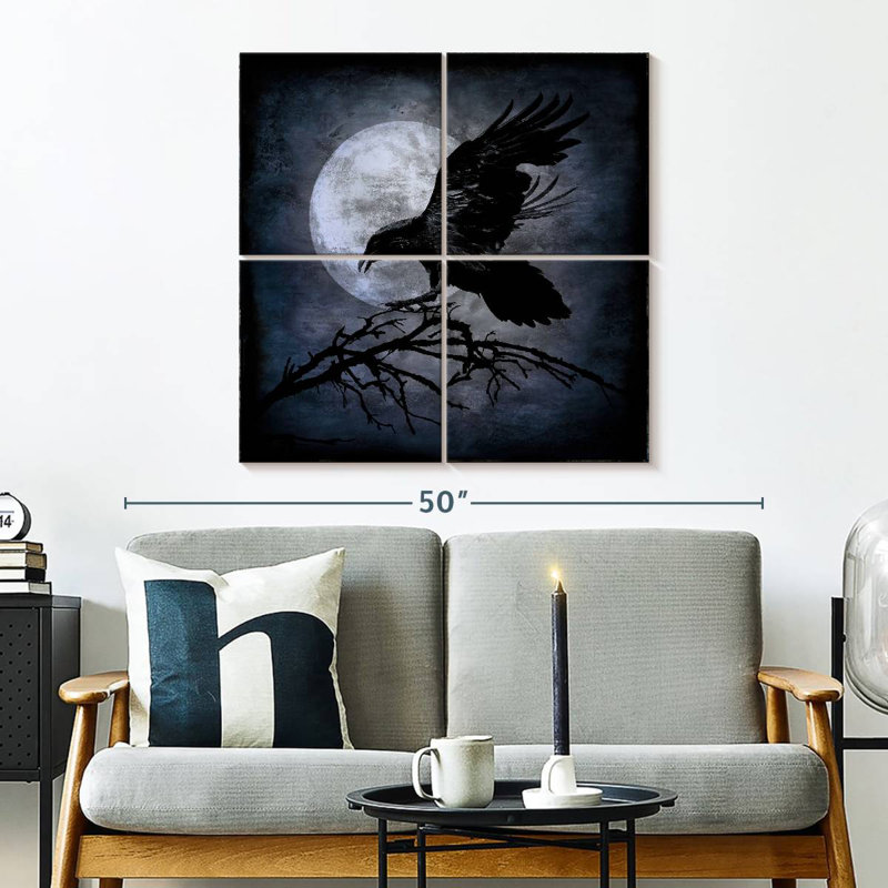 Kelan Moonlight Crow, 32'' H x 32'' W