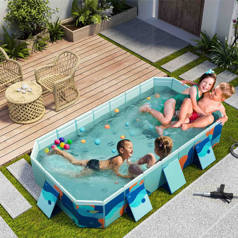 55 H x 260 W x 165 L Foldable Paddling Pool