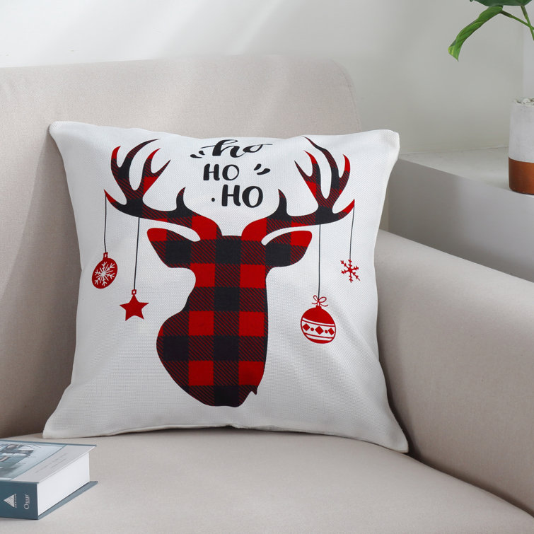 The Holiday Aisle® Dettle Plaid Polyester Pillow Cover & Reviews