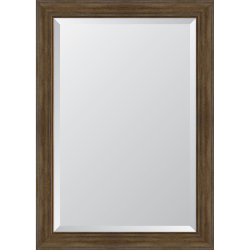 English Wall Mirror, 42" H x 30" W, Walnut