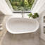 Baignoire de trempage autoportante 71 po. X 33,46 po.