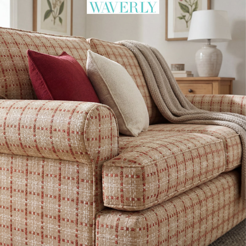100% polyester jacquard Waverly 54 po, coupé par cour