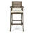 Peper Acacia Outdoor Stool with Cushion-1200308003