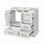 Meuble-lavabo traditionnel 36 "avec lavabo en céramique-1044023375