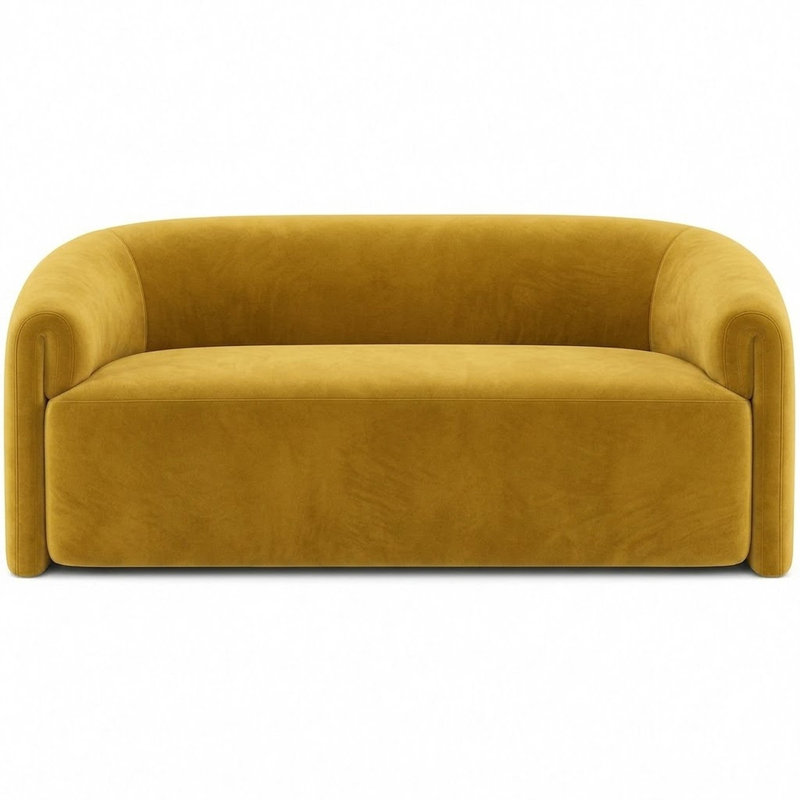 Solid Velvet | Velluto Fabric, Mustard
