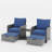 Idamarie Wicker Conversation Set with Ottoman-85514300-105270513