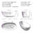 59.06'' x 29.92'' Freestanding Soaking Solid Surface Bathtub