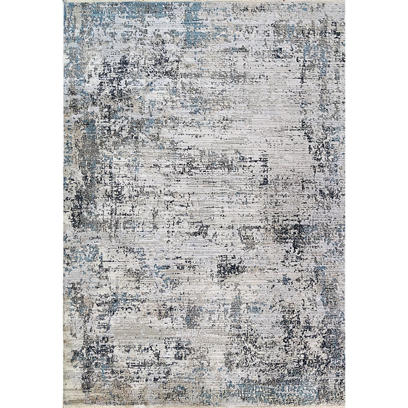 Unique Abstract Indoor Rug, Rectangle 2'2" x 3'11"