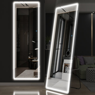 Ariad Rectangle LED Metal Mirror