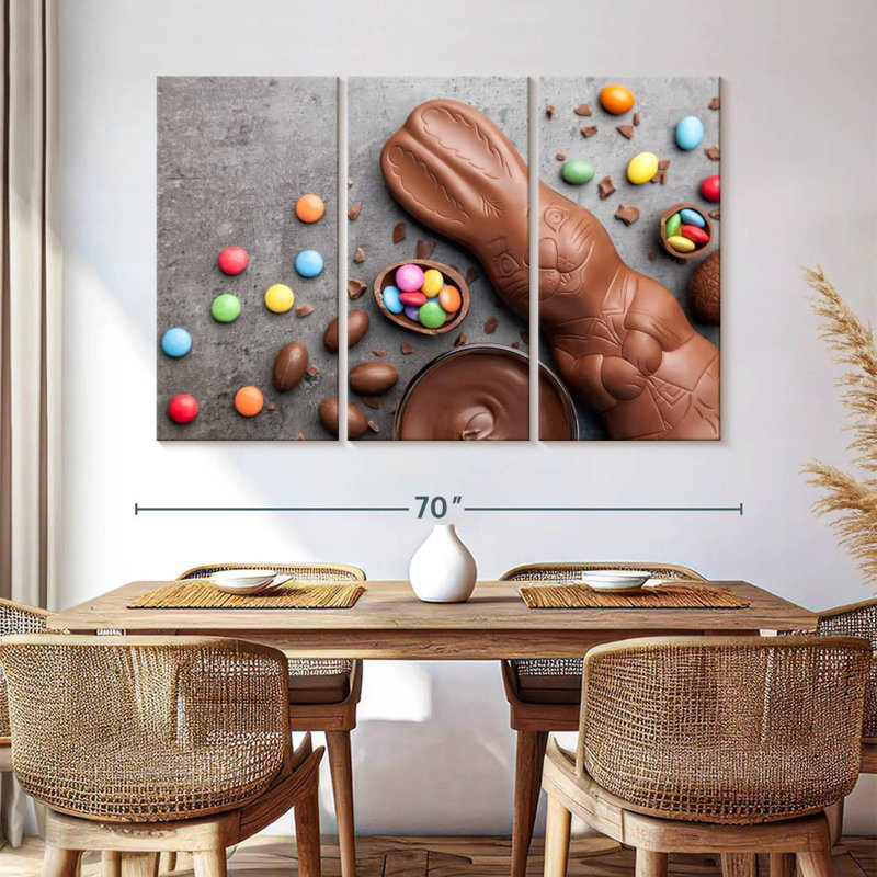 Lelend Chocolate Easter Bunny, 42" H x 65" W