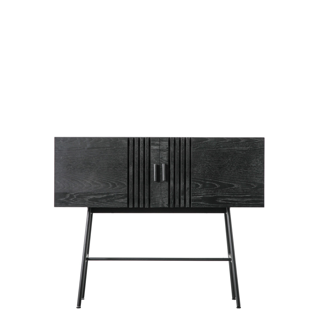 120 Cm Wide Oak Solid Wood Sideboard