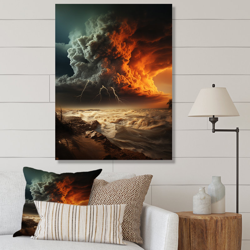 Calipatria Storm Rager Vortex III - reproduction sur toile, H 44 po x l 34 po x P 1,5 po, Toile tendue