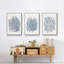 «Summer Herb Garden Sketches I», reproduction encadrée sur toile 3 pièces-91891324-91891326