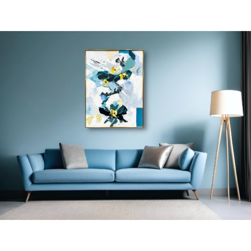 Tranquil Serenity B - Abstract Oil Painting on Canvas
