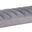 1pc gris noir banc salle à manger tissu de velours tissu d'ameublement de salle à manger meubles en bois