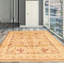 Tapis décoratif en laine de conception pers18/20 ane new age noué à la main new age ivoire 8 pi x 10 pi 4 po
