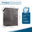 5X3 FT Metal Outdoor Storage Shed, Tool Shed With Pitched Roof And Lockable Door Compact Metal Tool Shed For Garden, Backyard, Patio, Everyday Sundries And Bike Storage
