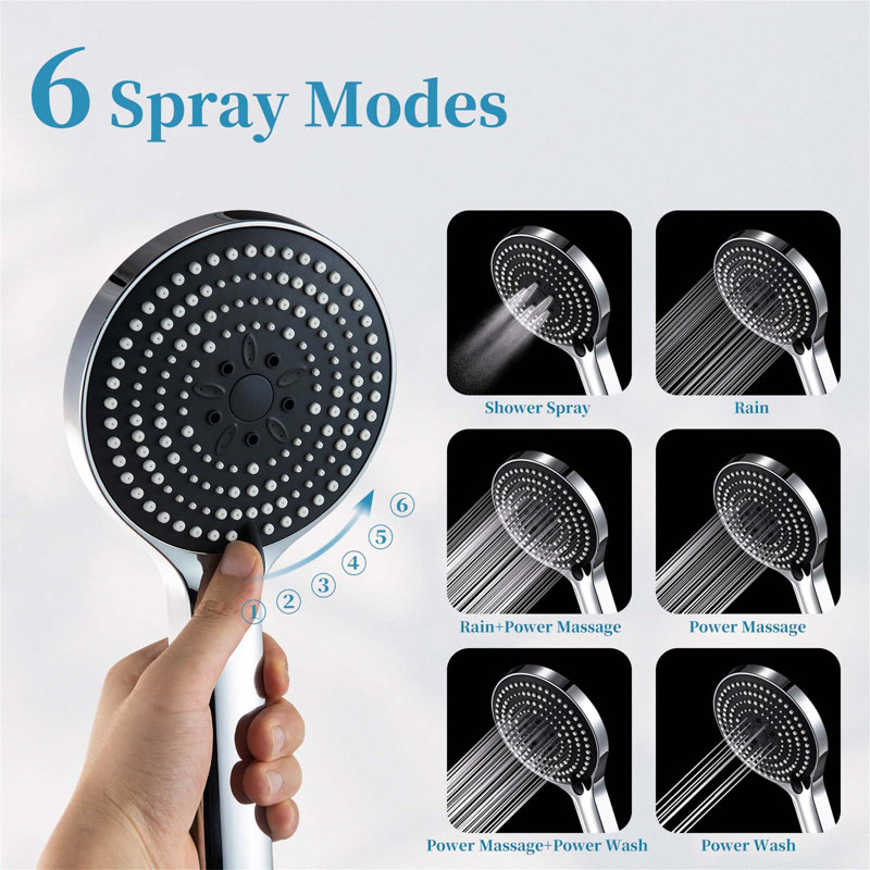 Handheld Shower Head, Chrome