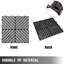 Carreaux de plancher de garage 12 "x 12" (drain)-64744827