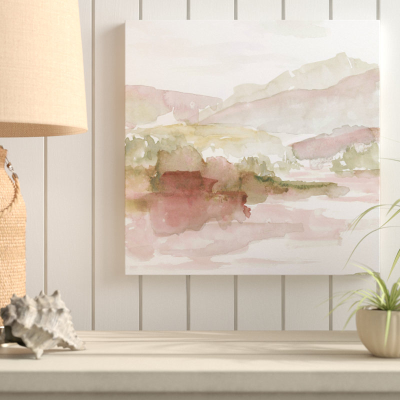 «Windscape I», reproduction de peinture à l'aquarelle, H 18 po x l 18 po x P 1 po, Toile tendue