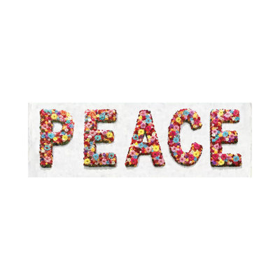Floral Peace by Jamie MacDowell - Wrapped Canvas Panoramic Print